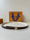 2.0Wide This Lv Iconic Double-Sided Belt Features A Slim Silhouette For The New