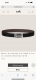 Special Edition H Au Carre Hardware Paired With Togo Leather Belt Body, 32Mm, Ch