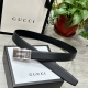 Automatic Buckle Belt] Gucci 3.5Mm Double-Sided Imported Top-Grain Cowhide Leath