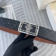 Versace Special Leather Belt Series, Original Factory-Made Stainless Steel Buckl