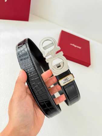Product Name: Ferragamo Automatic Belt Model: Automatic buckle, pure steel auto - Click Image to Close