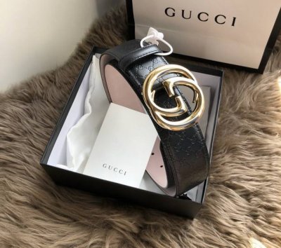 Brand: Gucci belt set, original packaging. Material: imported cowhide with a co