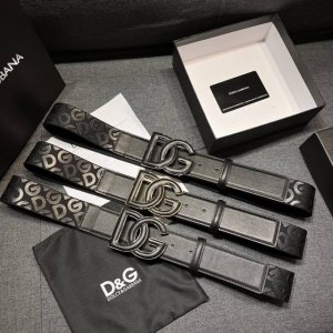 Dg, Width 3.8 Cm Dolce&Gabbana New Men's Woven Strap Printed Waist Belt, Paired