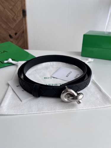 Bv 2025 Newest Women's Braided Belt, Handmade Intreccio Large Check Braided Doub