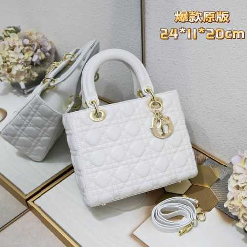 Five-grid sheepskin white My Lady new design, flap bag, one-shoulder handbag cl