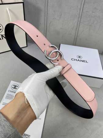 Width 3.0 Cm Chanel Fine-Grained Calf Leather With Gold, Silver, And Gunmetal-Co - Click Image to Close