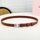 Miu Miu Mini Belt, 2Cm. Perfect For Pairing With Dresses Or Pants! Elegant And S