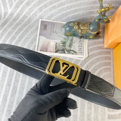 Lv Special Leather Belt Automatic Buckle Series, Original Factory Premium Stainl