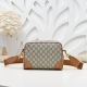 Gucci's latest crossbody shoulder bag is made of imported calfskin leather, whic