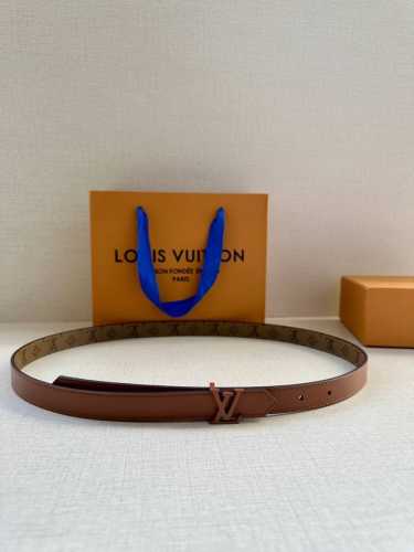 Special This 2.0-Inch Wide Lv Circle Double-Sided Belt Combines Leather And Mono