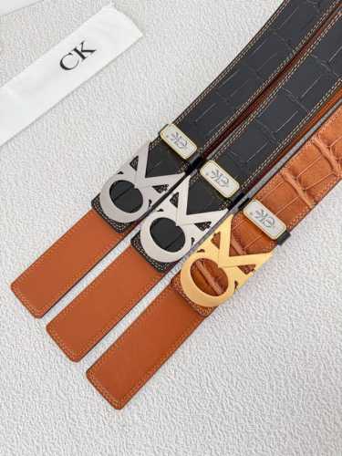 Belt: CK top replica. Single and double buckle belt: CK trendy brand. Genuine pr