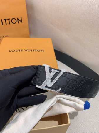 Men's Lv Louis Vuitton Belt Men's Classic Cowhide Waist Belt With 316 Stainless - Click Image to Close