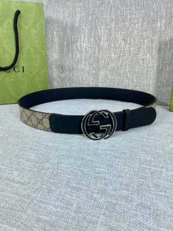 Width 4.0Cm Gucci's Belt Makes A Stunning Appearance In The Spring/Summer Collec - Click Image to Close