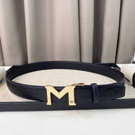 Men's Montblanc Soft And Delicate, Versatile And Elegant, 3.5 Cm Wide, Customiza - Click Image to Close