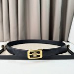 Versace Automatic Belt, Double-Sided Top-Grain Cowhide, 3.5 Cm Adjustable.