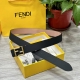 Fendl Fendi women's belt width 30mm Double-sided original first-layer cowhide wi