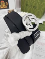 Belt: Gucci.Gu...Cci Original Single Belt: 100% Top-Grain Cowhide, Guaranteed Ge