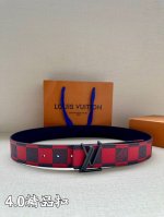 4.0 Wide This Lv Initiales Double-Sided Belt Made Its Debut At The Louis Vuitton