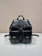 New Backpack 1Bz811B Waxed Leather This classic backpack is crafted from import
