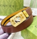 Belt: Gucci..Gu..Cci Automatic Buckle - Waist Belt: Top-Grade Authentic Replica