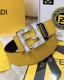 Belt: Fendi. Top-grade original replica. Belt: 100% top-grain cowhide, guarante