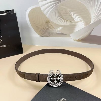 Chrome Hearts Mini belt detachable original calfskin with classic logo pure cop