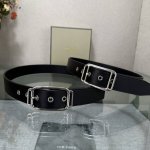 Tom Ford's latest trendy double-sided top-grain cowhide leather model, 3.5mm wi