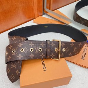 LV official website style waist belt, made of top-grain cowhide and classic spec