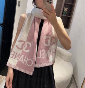 Chanel Fall/Winter 2024 New Arrival 24B Knitted Scarf, Cashmere Knitted Long Sca