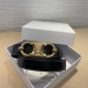 2011024Celine Pig Nose Arc De Triomphe Buckle Ladies Belt Yc White Flower Italia