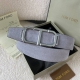Tom Ford. New high-end double-sided calfskin, simple business men's belt, 4.0cm