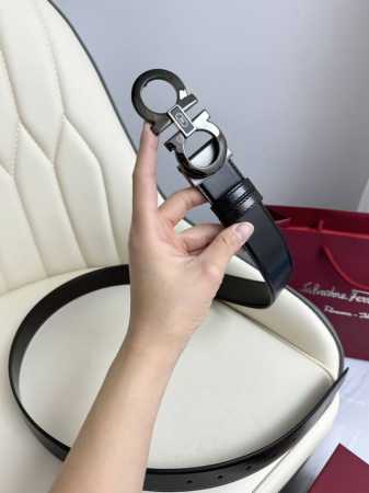 Ferragamo double-sided original imported top layer cowhide, double-sided use, v - Click Image to Close