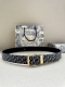 width 3.5Cm This Dior Belt Is Crafted With Black Super Mini Oblique Print Fab