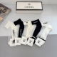 5 pairs per box with packaging Chanel's new ice silk ankle socks, newly launche