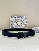 Width 3.5 Cm Dior This Belt Is Meticulously Crafted From Black Ultra-Mini Obliqu