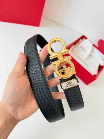 Product Name: Ferragamo Belt, Original Single Belt Model: Hook, Classic Buckle - Click Image to Close