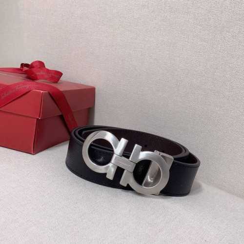 Tifra Ferragamo, High-End Custom-Made Men's Belt, Double-Sided Imported Cowhide,