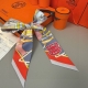 Hermes "Tatershar Harness" Twilly small silk scarf Twilly small silk scarf 100%