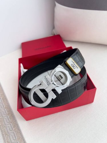 Product Name: Ferrgamo..Ferragamo Automatic Belt, Leather Belt Model: Automatic