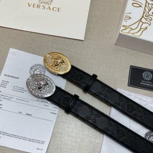 Brand: Versace New Belt Grade: Top-grain cowhide, new mold. 3.8cm width. Exquis