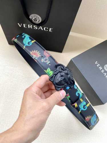 Special Width 4.0 Cm Versace This Palazzo Belt Is Crafted From Genuine Leather A