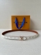 This 2.0 wide Lv Iconic belt gives traditional elements a modern twist. The sli