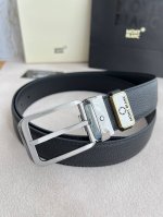 Product Name: Montblanc Original Belt, Leather Belt Model: Pin Buckle, New Class