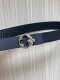 3.0 wide women's wireless belt, new style of the season, one side is black impor