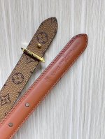 2.0 width, new style of the season, double-sided belt with imported cowhide on o