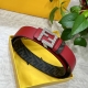 Fendi Fendi Store-Exclusive Style, 4.0 Cm Wide, Double-Ring Reversible Belt, F-S