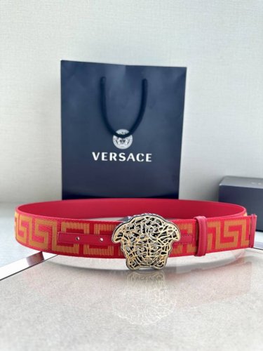 3.8Cm Wide Versace This Ribbon Belt Features A Casual Style With A Signature Gre