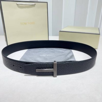 Men's TF Tony Ford Double-Sided Top Grain Leather, Elephant Grain with Togo Tex