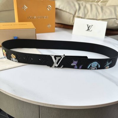 Original packaging L0Uis Vuitt0N Donkey's new men's belt this season, 40mm wide