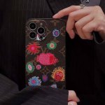 Lv Yayoi Kusama series, fine hole full cover mobile phone case Lv embossed mobil